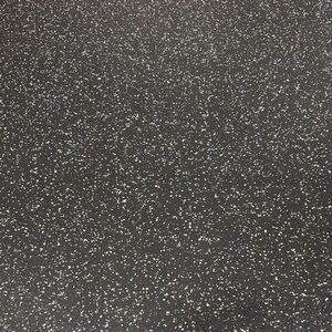 Speckled Black and White Flooring Mat